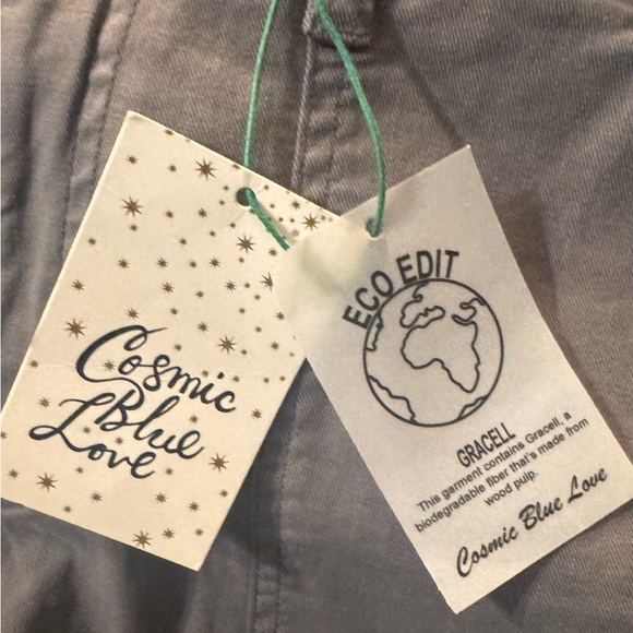 Stitch Fix Cosmic Blue Love Stylish Women's Gray Cargo Pants NWT size 30 - Picture 9 of 11